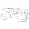 Угловой диван DB18680