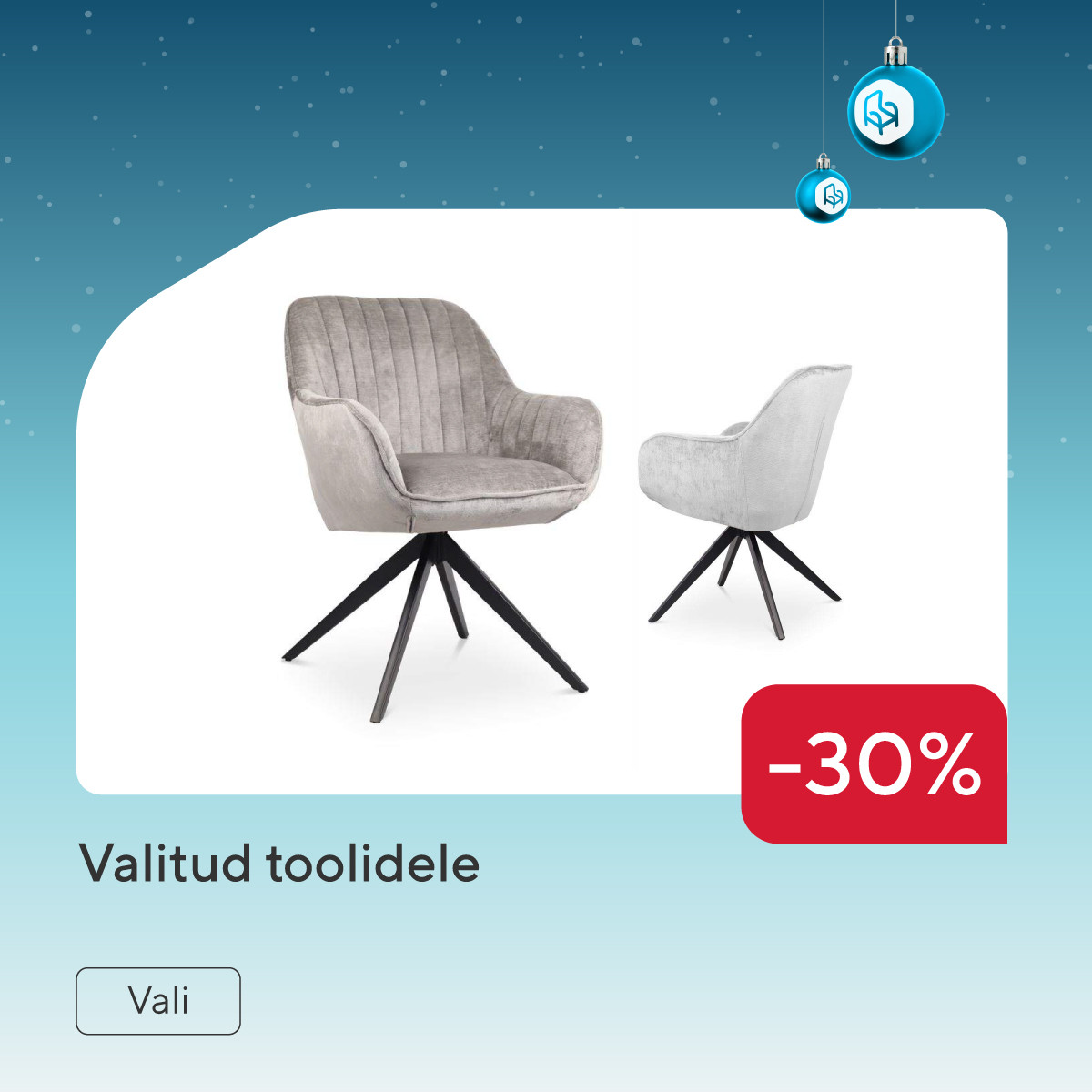 Valitud toolidele -30%