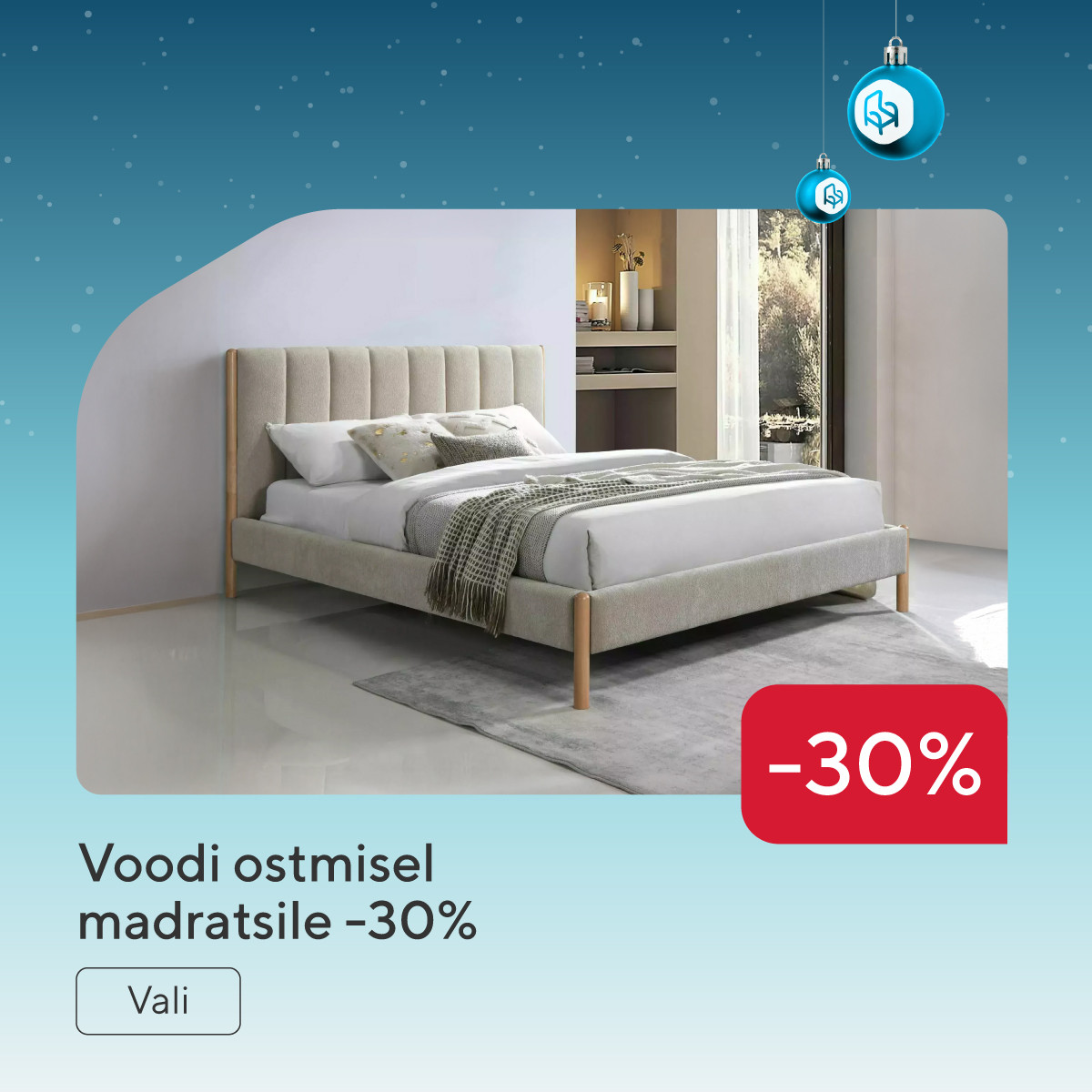 Voodi ostmisel madratsile -30%