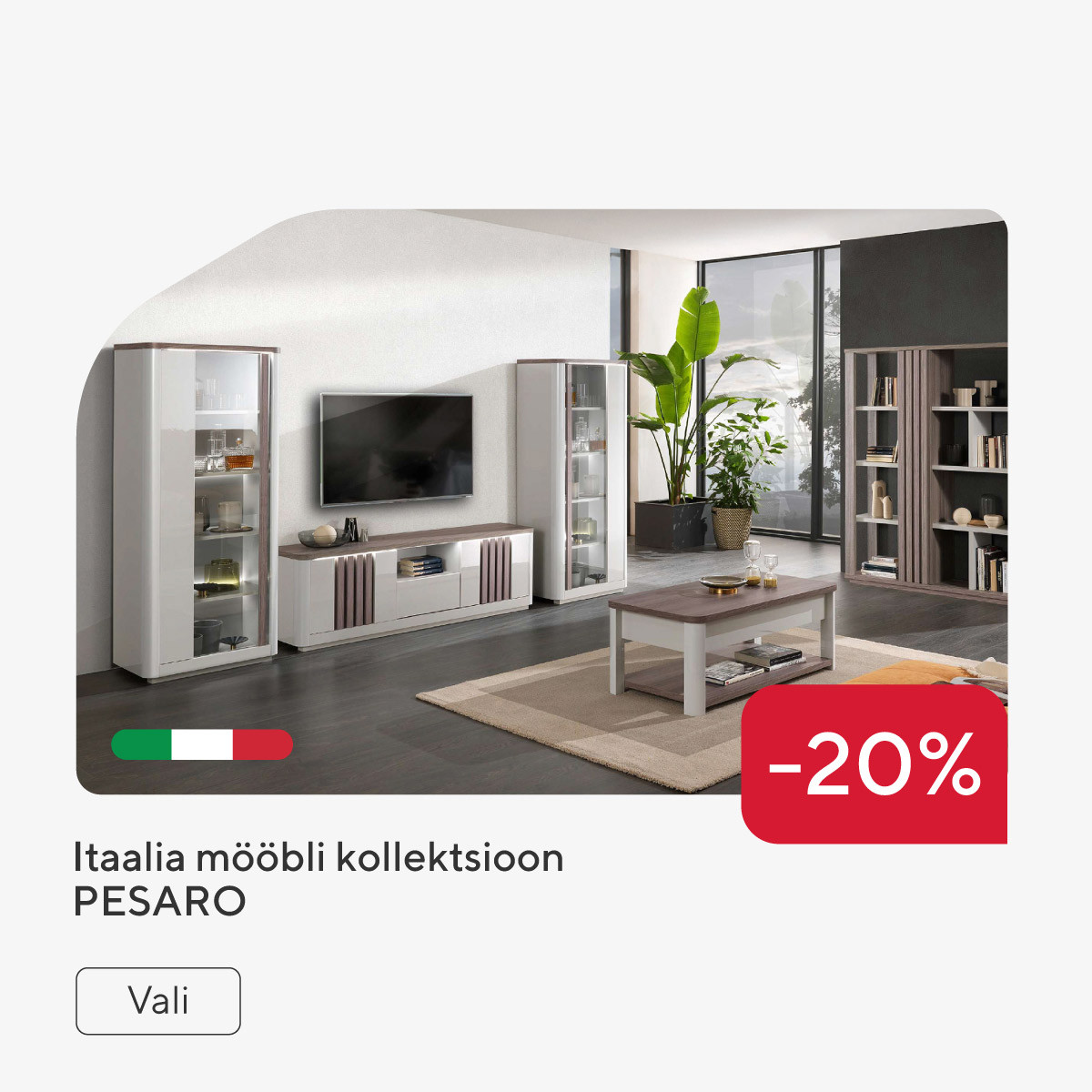 Itaalia mööbli kollektsioon PESARO